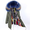 Winter Fashion Fur Collared Hooded Jacket with Removable Fur Lining for Women  -  GeraldBlack.com