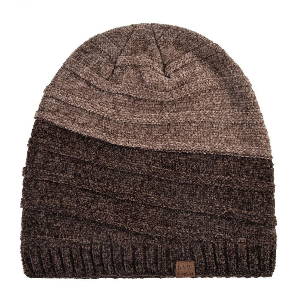 Winter Fashion Thick Warm Knitted Beanie Caps for Men and Women  -  GeraldBlack.com