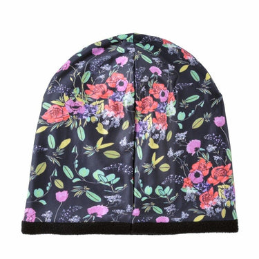 Winter Fashion Warm Flower Printed Beanie hats for Men and Women - SolaceConnect.com