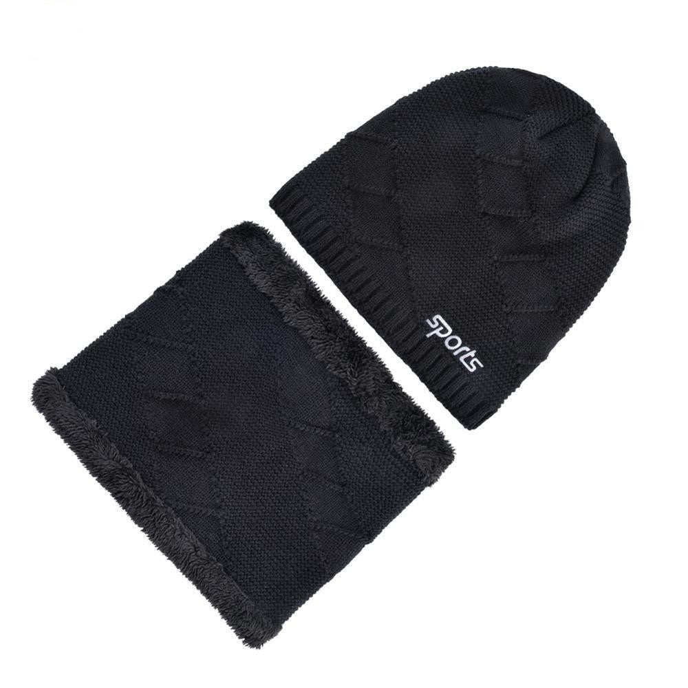 Winter Fashion Warm Neck Knitted Sport Beanies for Men and Women  -  GeraldBlack.com