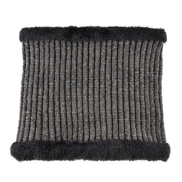 Winter Fashion Warm Neck Polyester Striped Beanies for Men and Women - SolaceConnect.com