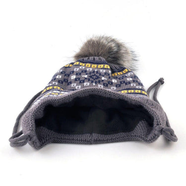 Winter Fashion Warm Pompom Fur Knitted Beanies for Boys and Girls - SolaceConnect.com