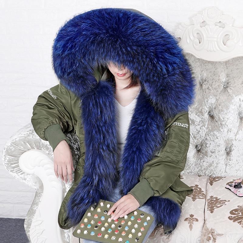 Winter Fashion Women's Loose Waterproof Raccoon fur Liner Coats & Jackets  -  GeraldBlack.com
