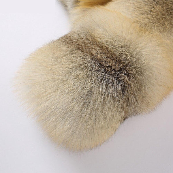 Winter Women Fashion Thick Real Fox Fur Coats Lady Outerwear Female Natural Jackets S3505 - SolaceConnect.com