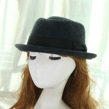 Winter Fashion Wool Fedora Hat For Party Dress Women like free size Adjustable Bowler Hat  -  GeraldBlack.com