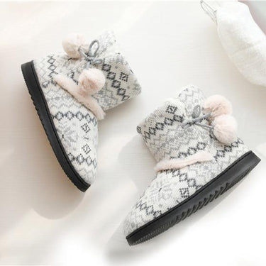 Winter Fur Warm Cotton Indoor Plush Cosy Slippers for Women - SolaceConnect.com