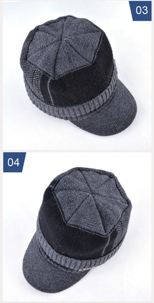 Winter Hip Hop Knitted Trucker Baseball Caps for Men and Women - SolaceConnect.com