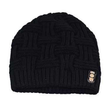 Winter Knitted Plaid Pattern Bonnet Skullies Beanies Hats for Men and Women - SolaceConnect.com