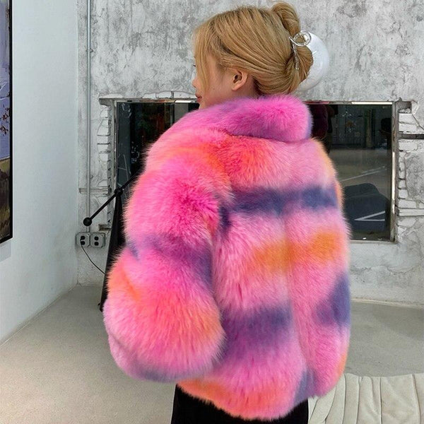 Winter Luxury Lady Women's Thick Warm Natural Fur Full Pelt Coats & Jackets  -  GeraldBlack.com