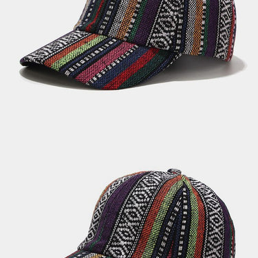 Winter Retro Bohemian Vacation Style Baseball Caps For Men Women Outdoor Travel Beach Sun Hats - SolaceConnect.com