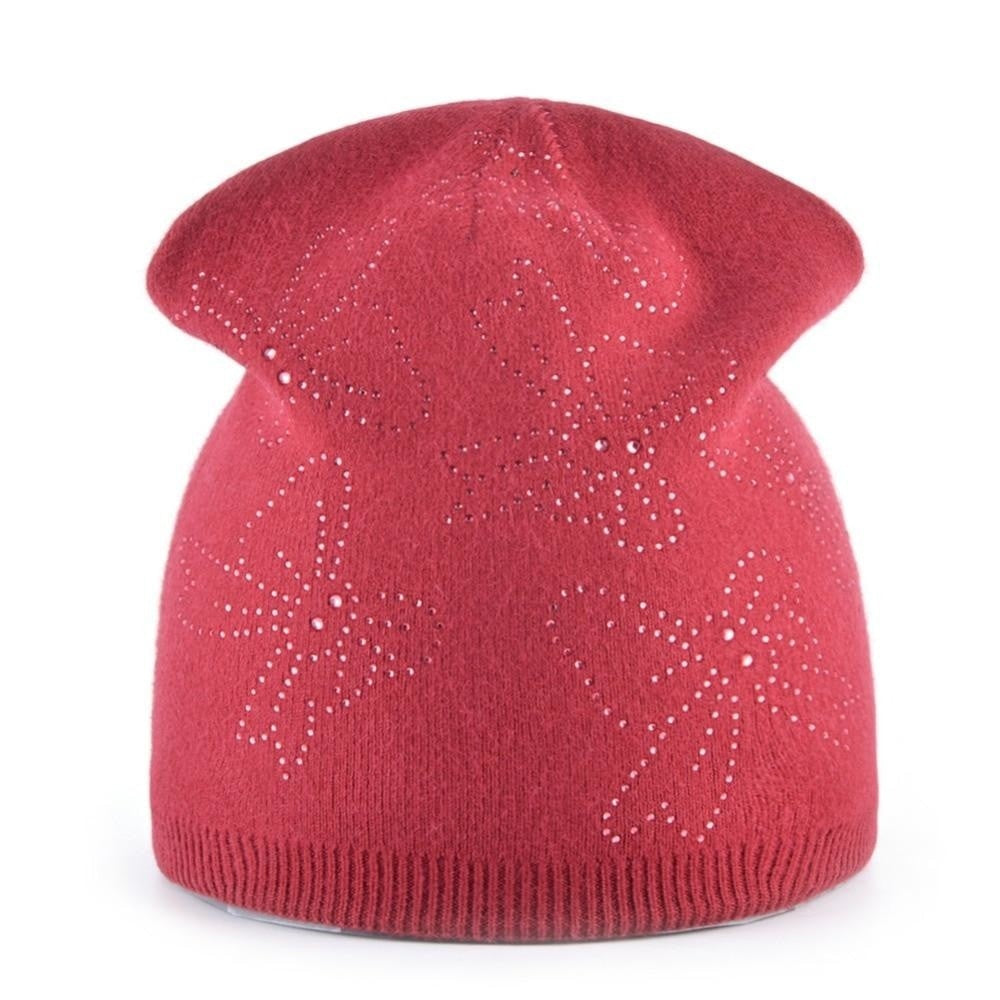 Winter Style Casual Fashion Knitted Wool Beanie Hat for Women  -  GeraldBlack.com