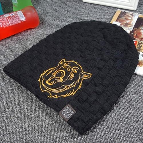 Winter Style Knitted Fur Warm Skull Mask Beanie Caps for Men - SolaceConnect.com