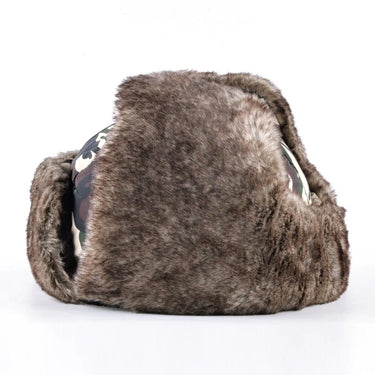 Winter Style Unisex Camouflage Printed Bomber Hats with Ear Flaps  -  GeraldBlack.com