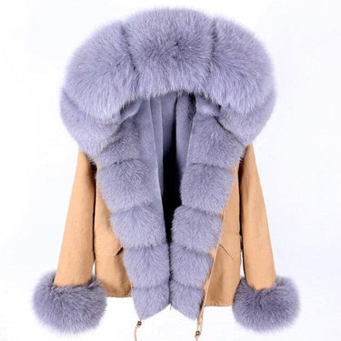 Winter Thick Women's Natural Real Raccoon Fur Hooded Parka Coats & Jackets  -  GeraldBlack.com
