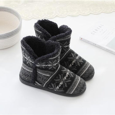 Winter Warm Cotton Fabric Home Slippers for Both Male and Female - SolaceConnect.com