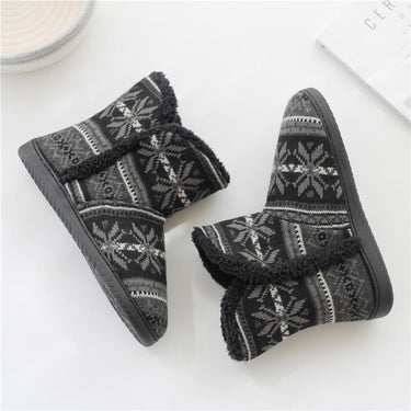 Winter Warm Cotton Fabric Home Slippers for Both Male and Female  -  GeraldBlack.com