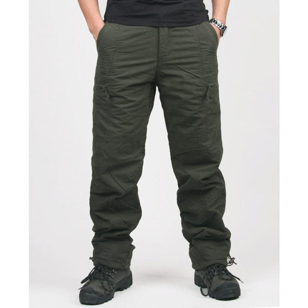 Winter Warm Men's Double Layer Thick Cotton Camouflage Tactical Pants  -  GeraldBlack.com