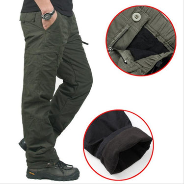 Winter Warm Men's Double Layer Thick Cotton Camouflage Tactical Pants - SolaceConnect.com