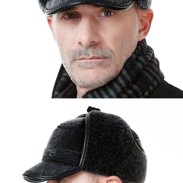 Winter Warm Outdoor Windproof Imitation Earmuffs Cap for Men - SolaceConnect.com