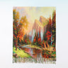 Winter Warm Women's Printed Cashmere Landscape Long Blanket Scarf Scarves  -  GeraldBlack.com