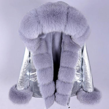 Winter Women's Natural Raccoon Real Fox Fur Hood Thick Coats & Jackets  -  GeraldBlack.com