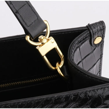 Women Crocodile Leather High Grade Large Capacity Business Lady Briefcase Handbag 45  -  GeraldBlack.com
