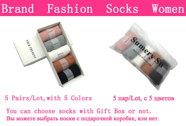 Women's 5 Pairs Lot Casual Cotton Low Cut Fashion Ankle Socks  -  GeraldBlack.com