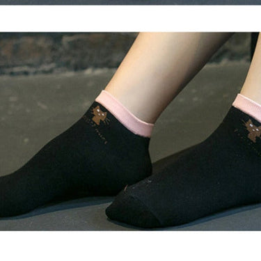 Women's 5 Pairs Lot Casual Cotton Low Cut Fashion Ankle Socks  -  GeraldBlack.com