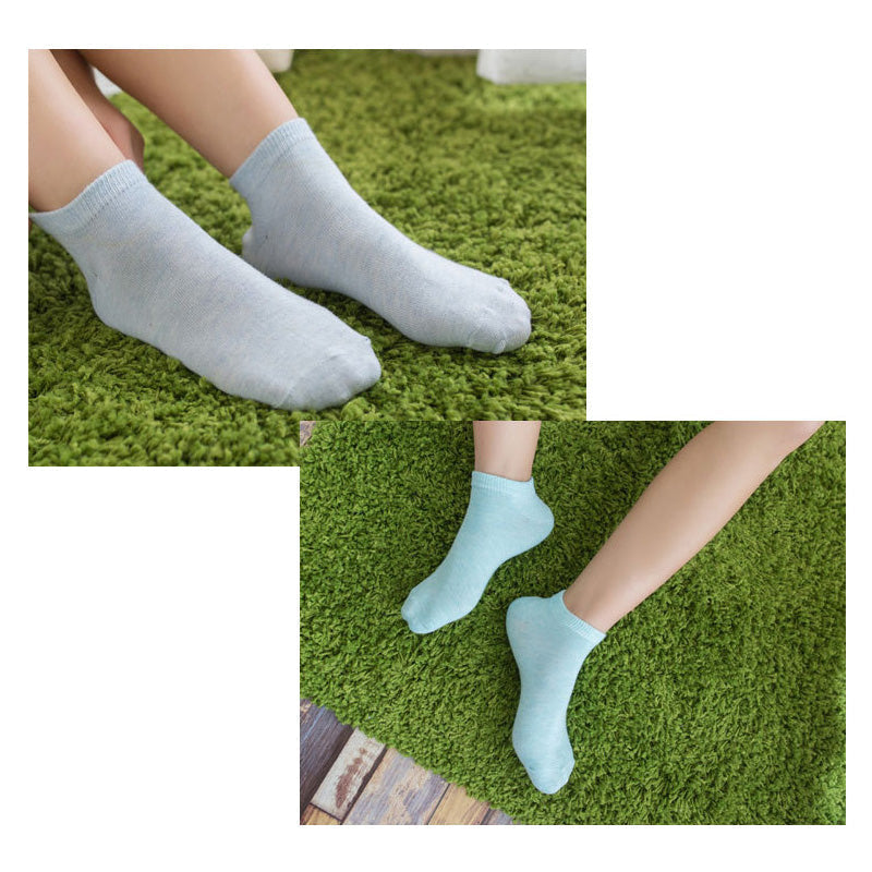 Women's 5 Pairs Lot Casual Flower Pattern Cotton Ankle Gift Socks  -  GeraldBlack.com