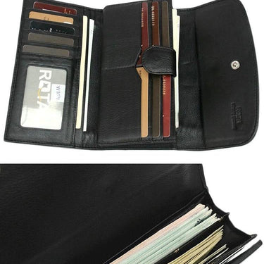 Women's Authentic Real Stingray Leather Card Holders Long Wallet  -  GeraldBlack.com
