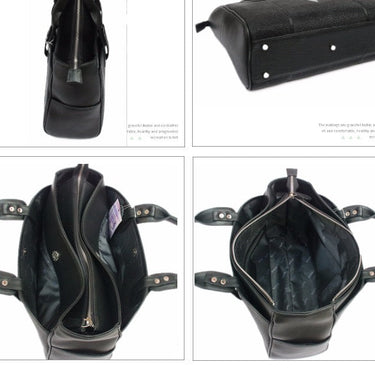 Women's Authentic Real Stingray Leather Top-handle Large Handbag  -  GeraldBlack.com