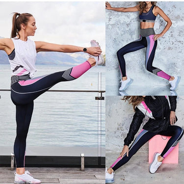 Women's Big Size Casual Compression High Waist Workout Fitness Leggings - SolaceConnect.com