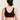 Women's Black Comfort Racerback Front Closure Cotton Post Surgery Bra  -  GeraldBlack.com