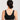 Women's Black Comfort Racerback Front Closure Cotton Post Surgery Bra  -  GeraldBlack.com