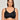 Women's Black Embroidered Lace Full Coverage Wirefree Mastectomy Pocket Bra  -  GeraldBlack.com