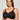 Women's Black Embroidered Lace Full Coverage Wirefree Mastectomy Pocket Bra  -  GeraldBlack.com