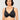 Women's Black Seamless Floral Unpadded Full Coverage Plus Size Bra  -  GeraldBlack.com