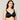 Women's Black Seamless Floral Unpadded Full Coverage Plus Size Bra  -  GeraldBlack.com