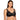 Women's Black V-Neck Full Coverage Non-Padded Underwire Strap Bra - SolaceConnect.com