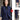 Women's Blue Formal Uniform Design Business Work Wear Blazer Pantsuit  -  GeraldBlack.com