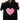 Women's Casual Flower Heart Design Cotton Short Sleeve T-Shirts  -  GeraldBlack.com