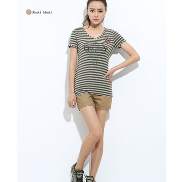 Women's Casual Military Cotton Mini Sexy Slim Shorts for Summer - SolaceConnect.com
