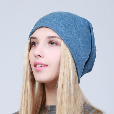 Women's Casual Multifunction Plain Color Knitted Skullies and Beanies  -  GeraldBlack.com