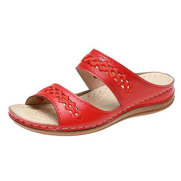 Women's Casual Summer Slip On Open Toe Non-slip Footwear Sandals  -  GeraldBlack.com