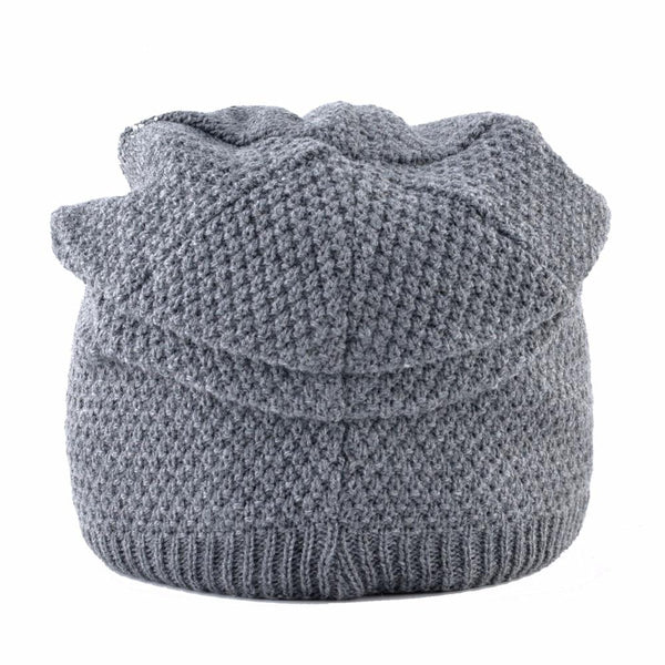 Women's Casual Winter Soft Thick Skullie Caps with Rhinestone - SolaceConnect.com