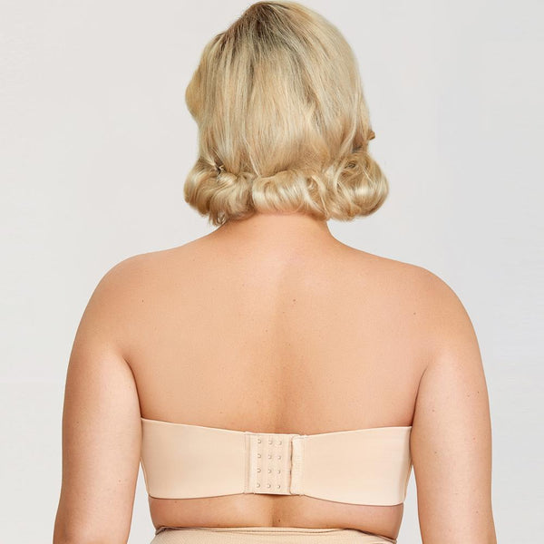 Women's Chanterelle Color Seamless Unlined Convertible Strapless Underwire Bra - SolaceConnect.com