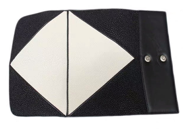 Women's Chic Style Authentic Stingray Skin Card Holders Long Wallet  -  GeraldBlack.com