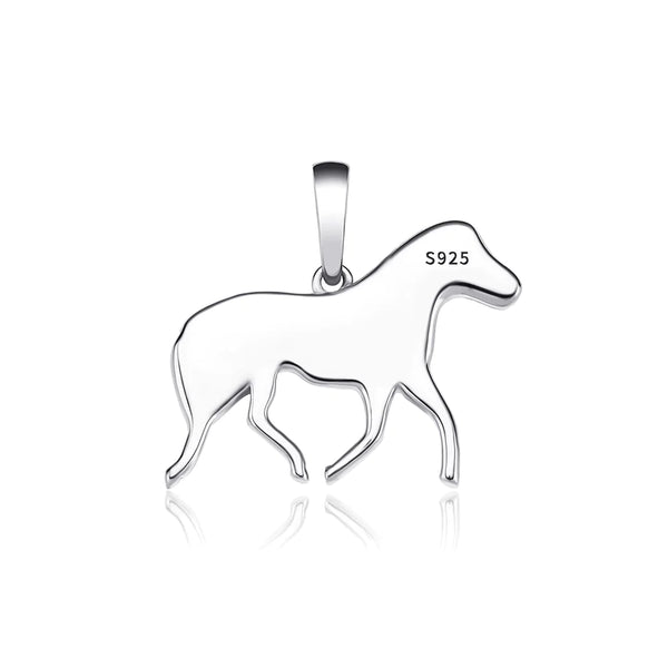 Women's Classic 925 Sterling Silver Box Chain Necklace with Animal Pendant  -  GeraldBlack.com