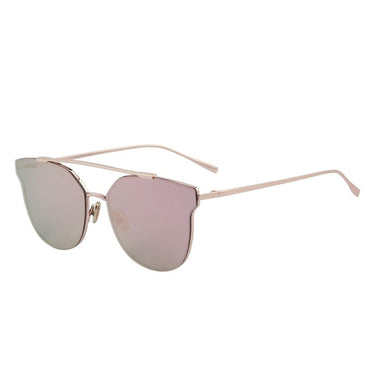 Women's Classic Cat Eye Designer Mirror Uv400 Lenses Sunglasses  -  GeraldBlack.com