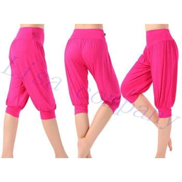Women's Colorful Bloomers Full-Length Pants for Yoga and Taichi Dance  -  GeraldBlack.com